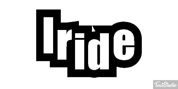 Iride Text effect