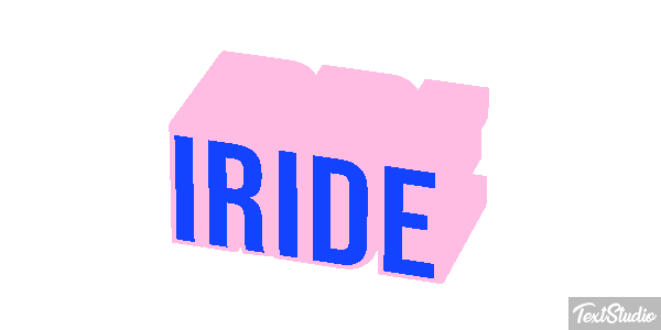 Iride Text effect