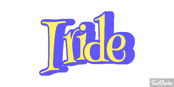 Iride Text effect