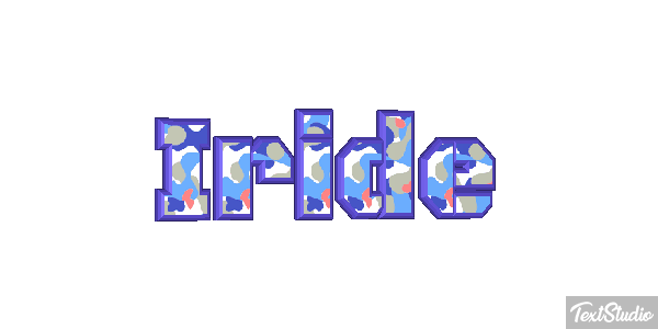 Iride Text effect