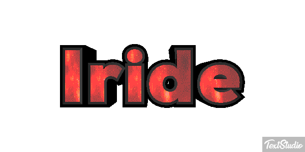 Iride Text effect