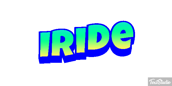 Iride Text effect
