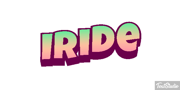Iride Text effect