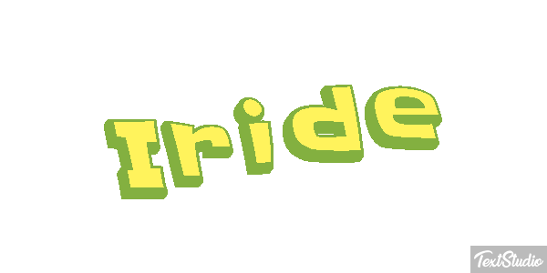 Iride Text effect
