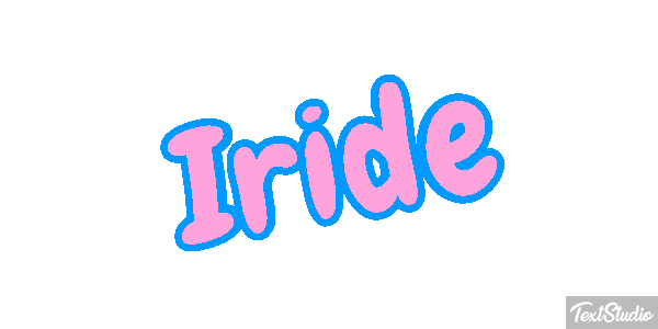 Iride Text effect
