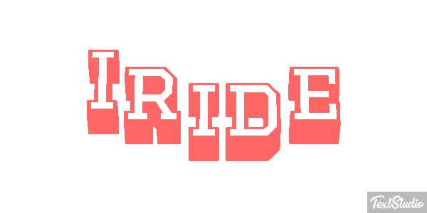 Iride Text effect