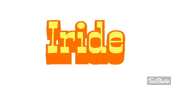 Iride Text effect