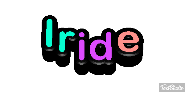 Iride Text effect