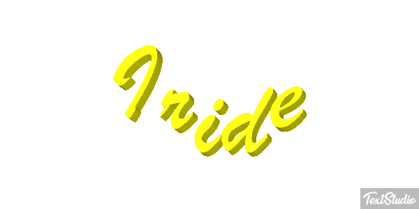 Iride Text effect