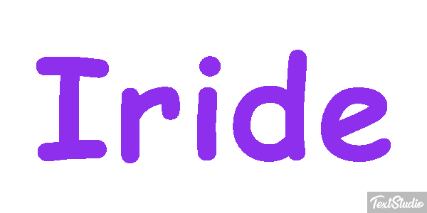 Iride Text effect