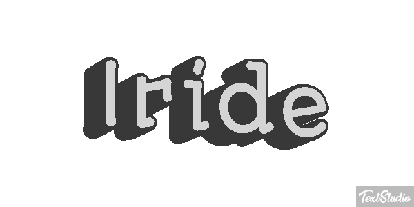 Iride Text effect