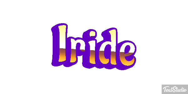 Iride Text effect