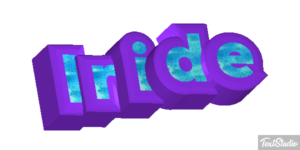 Iride Text effect