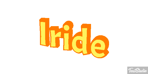 Iride Text effect