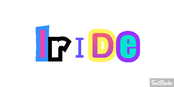 Iride Text effect