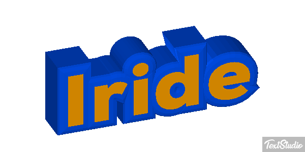 Iride Text effect