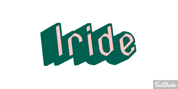 Iride Text effect