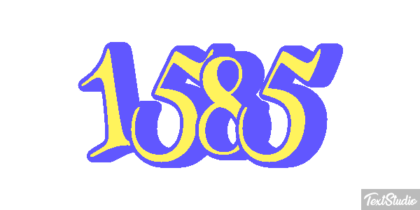 1585 Text effect