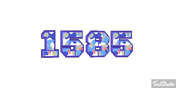 1585 Text effect