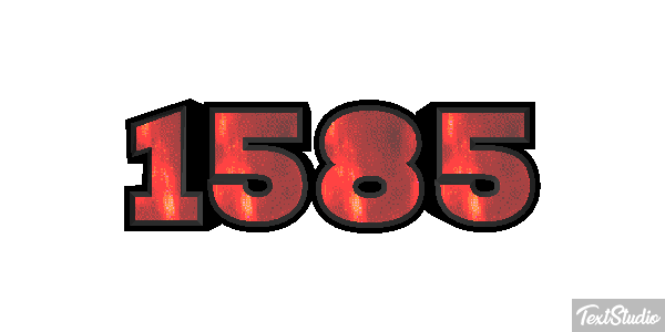 1585 Text effect