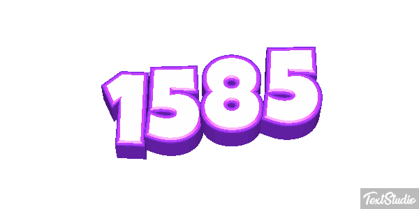 1585 Text effect