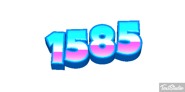 1585 Text effect