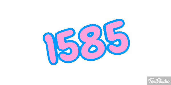 1585 Text effect