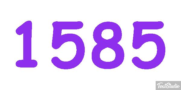 1585 Text effect