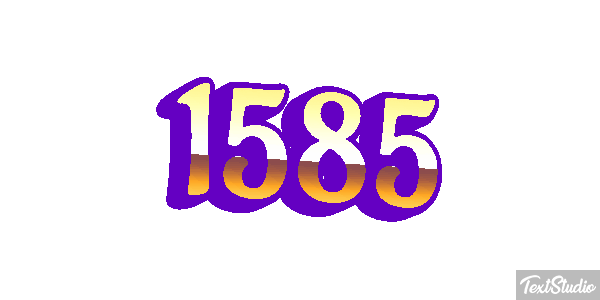 1585 Text effect