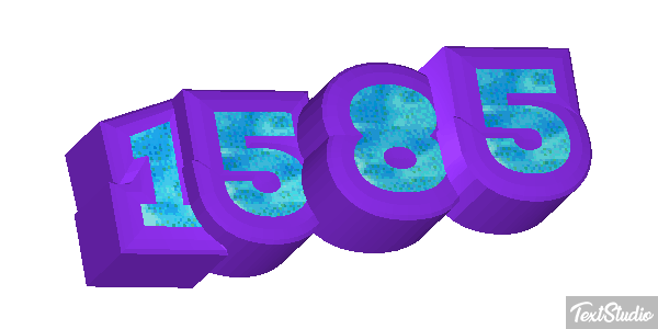 1585 Text effect