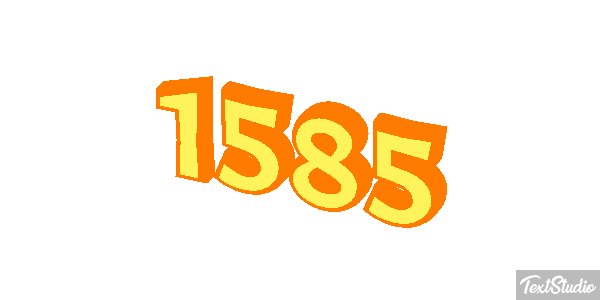 1585 Text effect