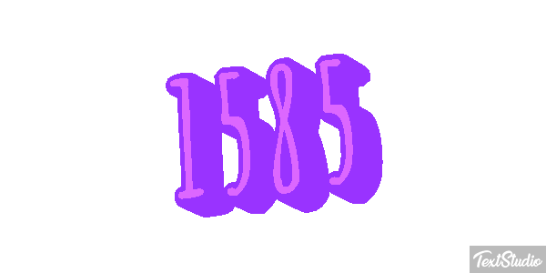 1585 Text effect