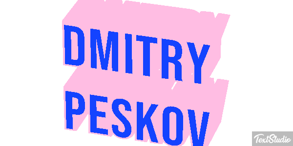 Dmitry Peskov Efeito do texto