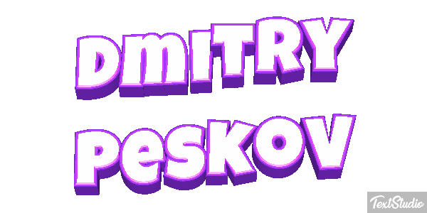 Dmitry Peskov Efeito do texto