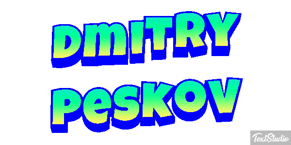 Dmitry Peskov Efeito do texto