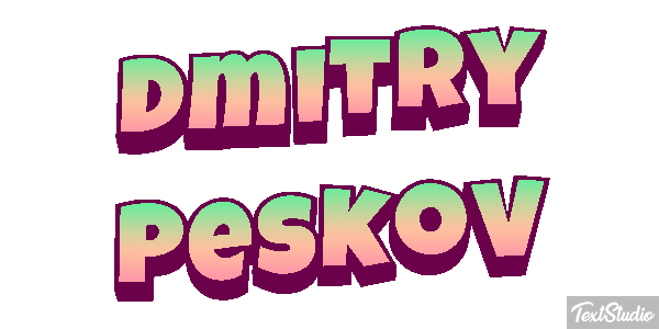 Dmitry Peskov Efeito do texto
