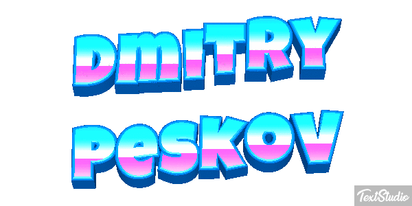 Dmitry Peskov Efeito do texto
