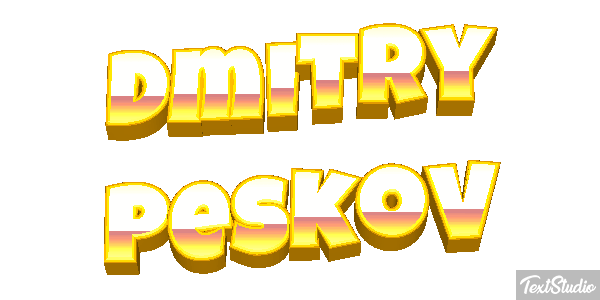 Dmitry Peskov Efeito do texto