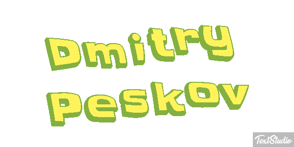 Dmitry Peskov Efeito do texto