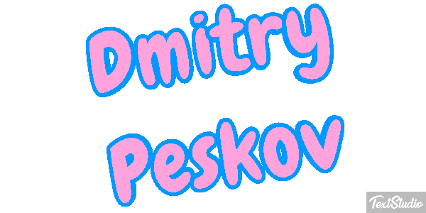 Dmitry Peskov Efeito do texto