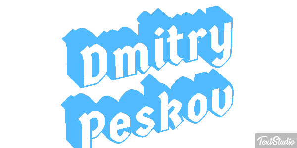 Dmitry Peskov Efeito do texto