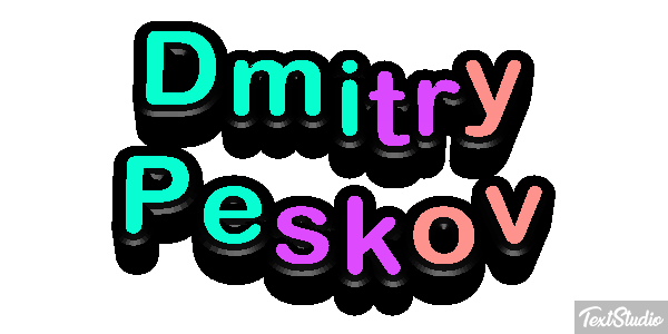 Dmitry Peskov Efeito do texto