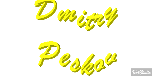 Dmitry Peskov Efeito do texto