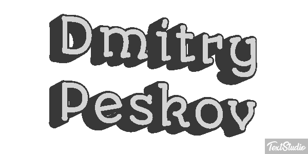Dmitry Peskov Efeito do texto