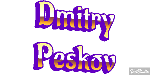 Dmitry Peskov Efeito do texto