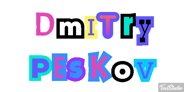Dmitry Peskov Efeito do texto