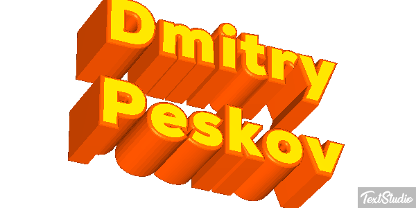 Dmitry Peskov Efeito do texto