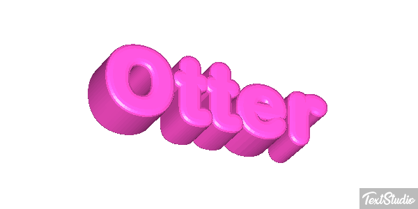 Otter Efekt tekstowy