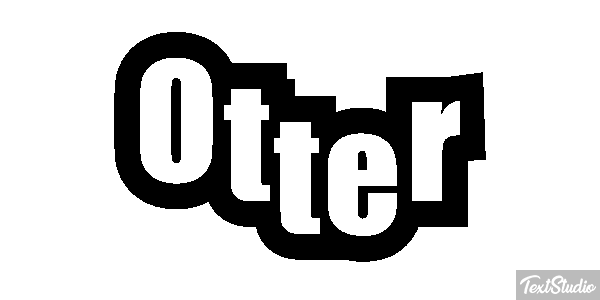 Otter Efekt tekstowy