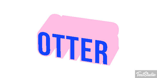 Otter Efekt tekstowy